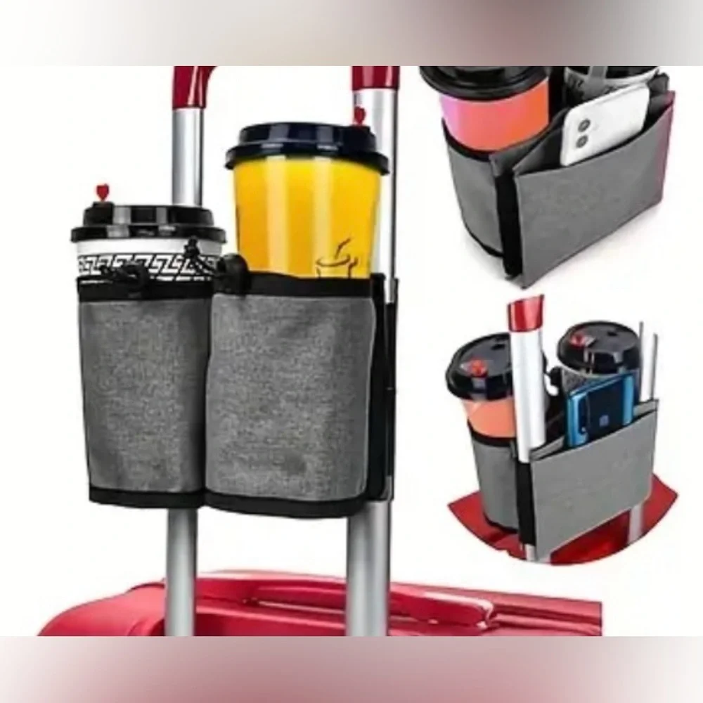 Travel Cup / Passport / Phone Holder for Luggage